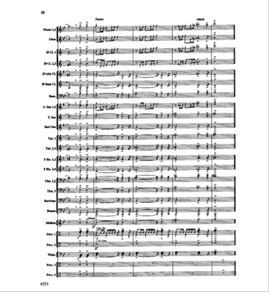 All Things Bright and Beautiful Concert Band scores gallery preview page 20