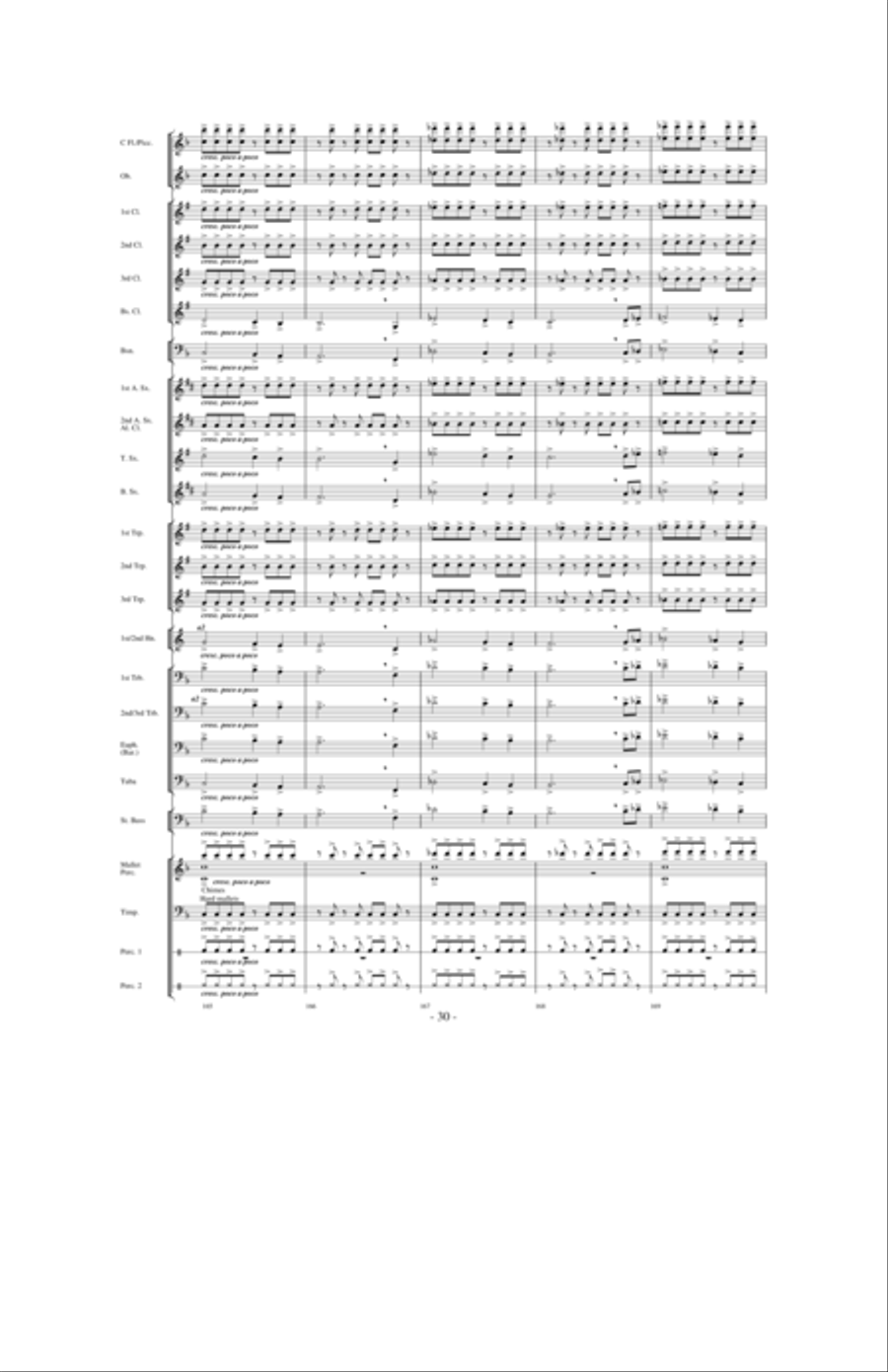 Flight of Valor Concert Band scores gallery preview page 29