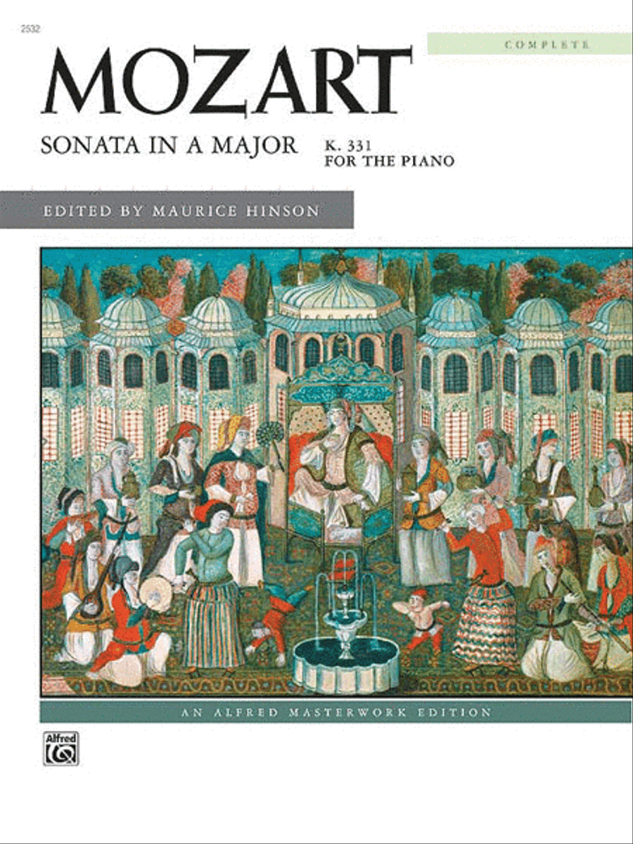 Sonata in A, K. 331 (Complete) Small Ensemble scores gallery preview page 1
