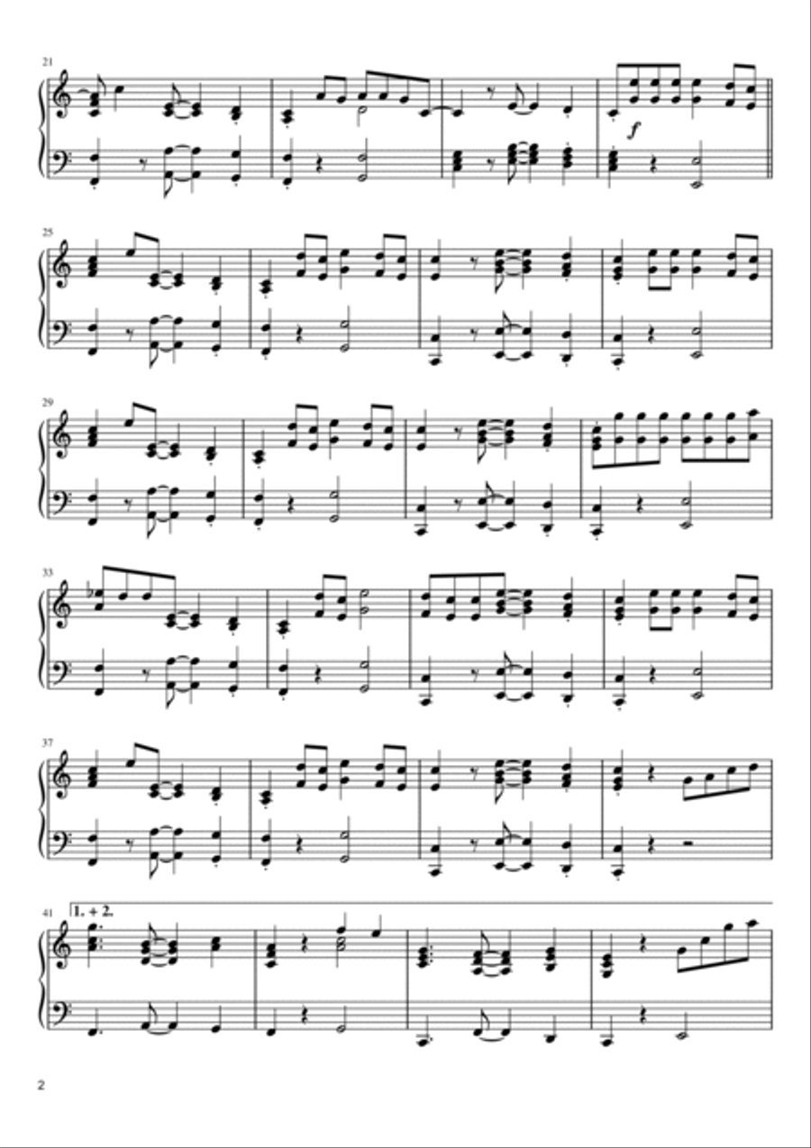 Escape (the Pina Colada Song) Piano Solo scores gallery preview page 2