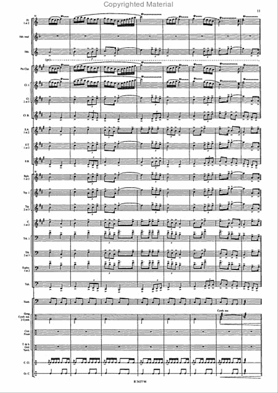 Ambaixadora Contrabandistas Concert Band scores gallery preview page 12