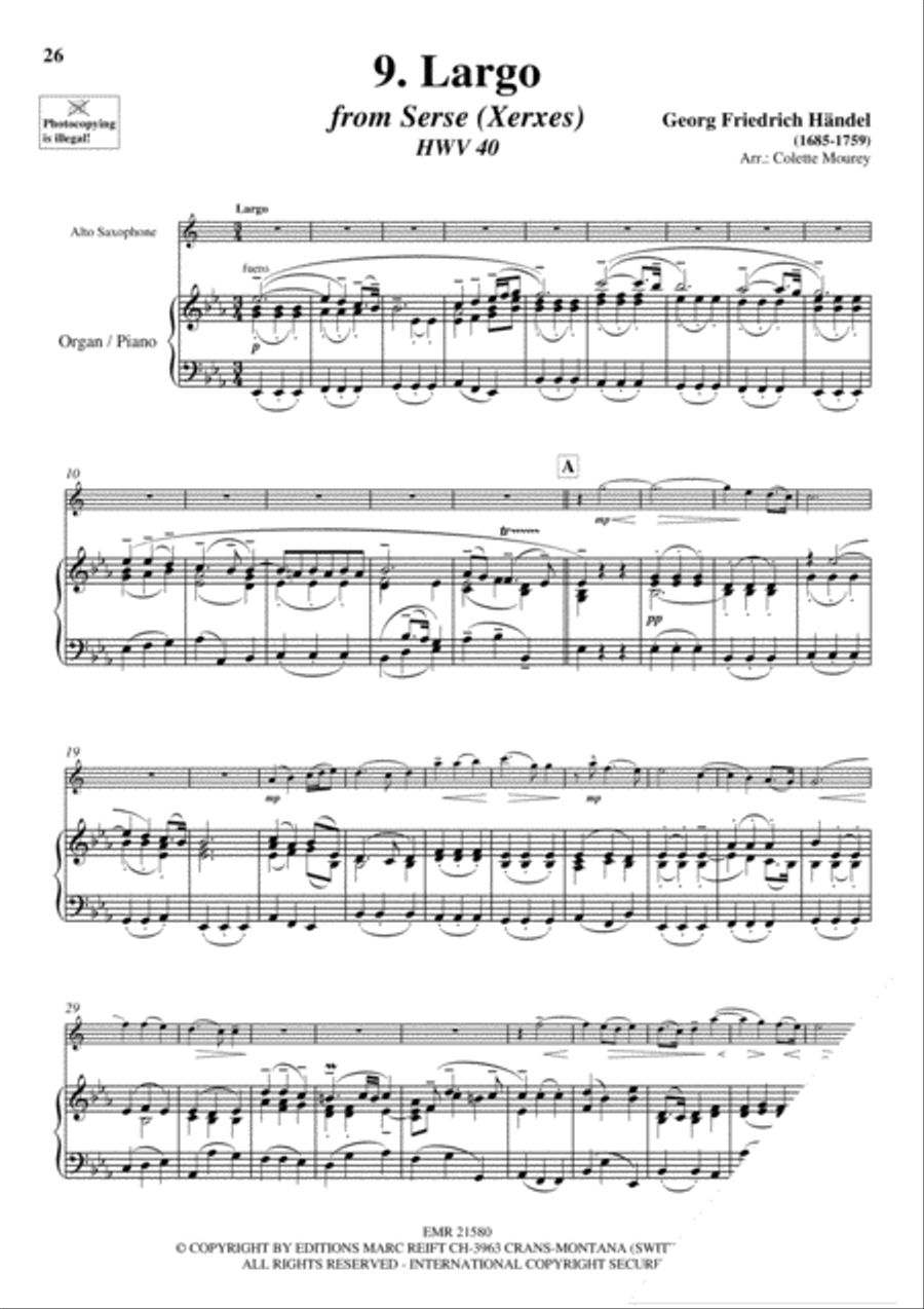 20 Greatest Wedding Solos Alto Saxophone scores gallery preview page 11