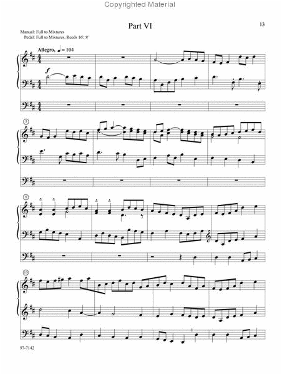 A Mighty Fortress Is Our God: Reformation Suite for Organ and Trumpet in Seven Movements Trumpet scores gallery preview page 7
