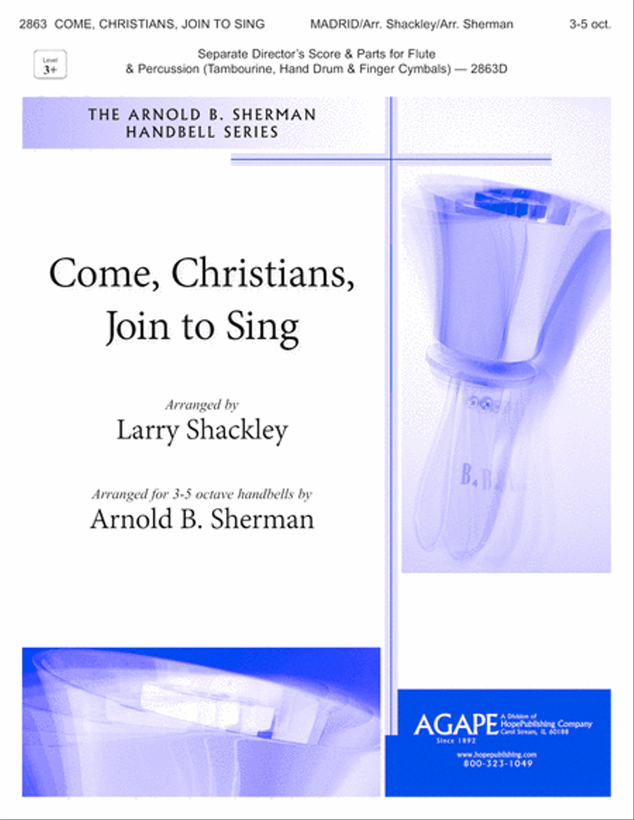Come, Christians, Join to Sing Handbell Choir scores gallery preview page 1