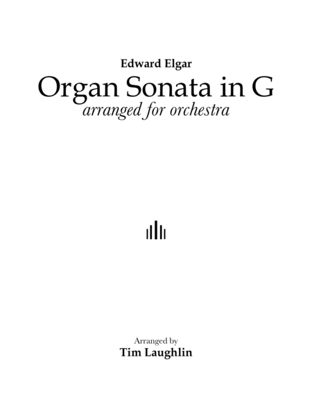 Sonata in G (Orchestra) image number null