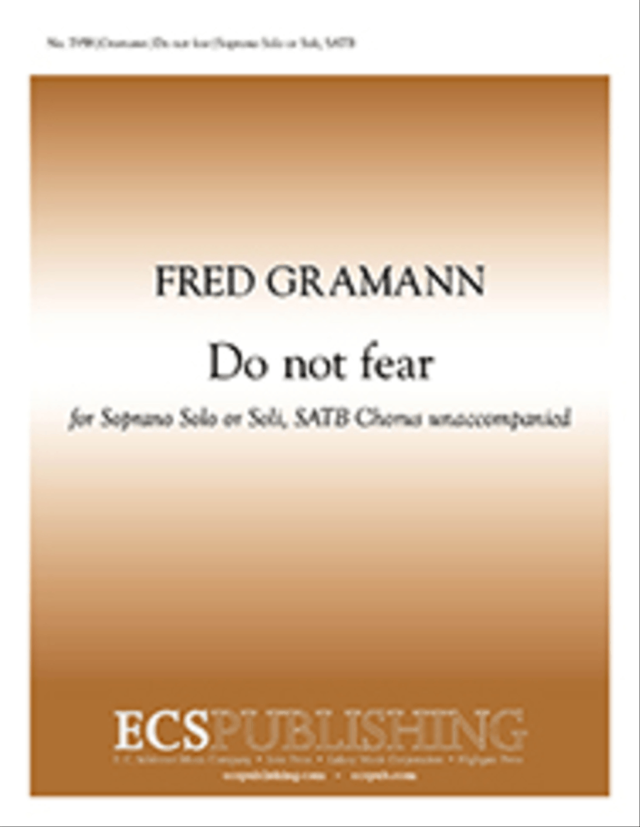 Do not fear 4-Part scores gallery preview page 1