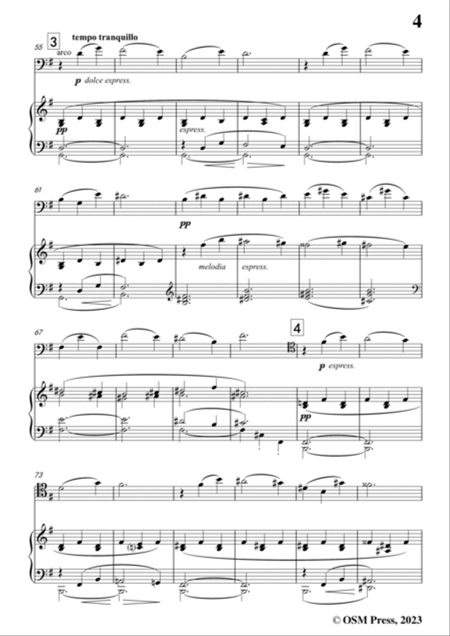 Adolf Mišek-Double Bass Sonata No.2,Op.6 Double Bass scores gallery preview page 5