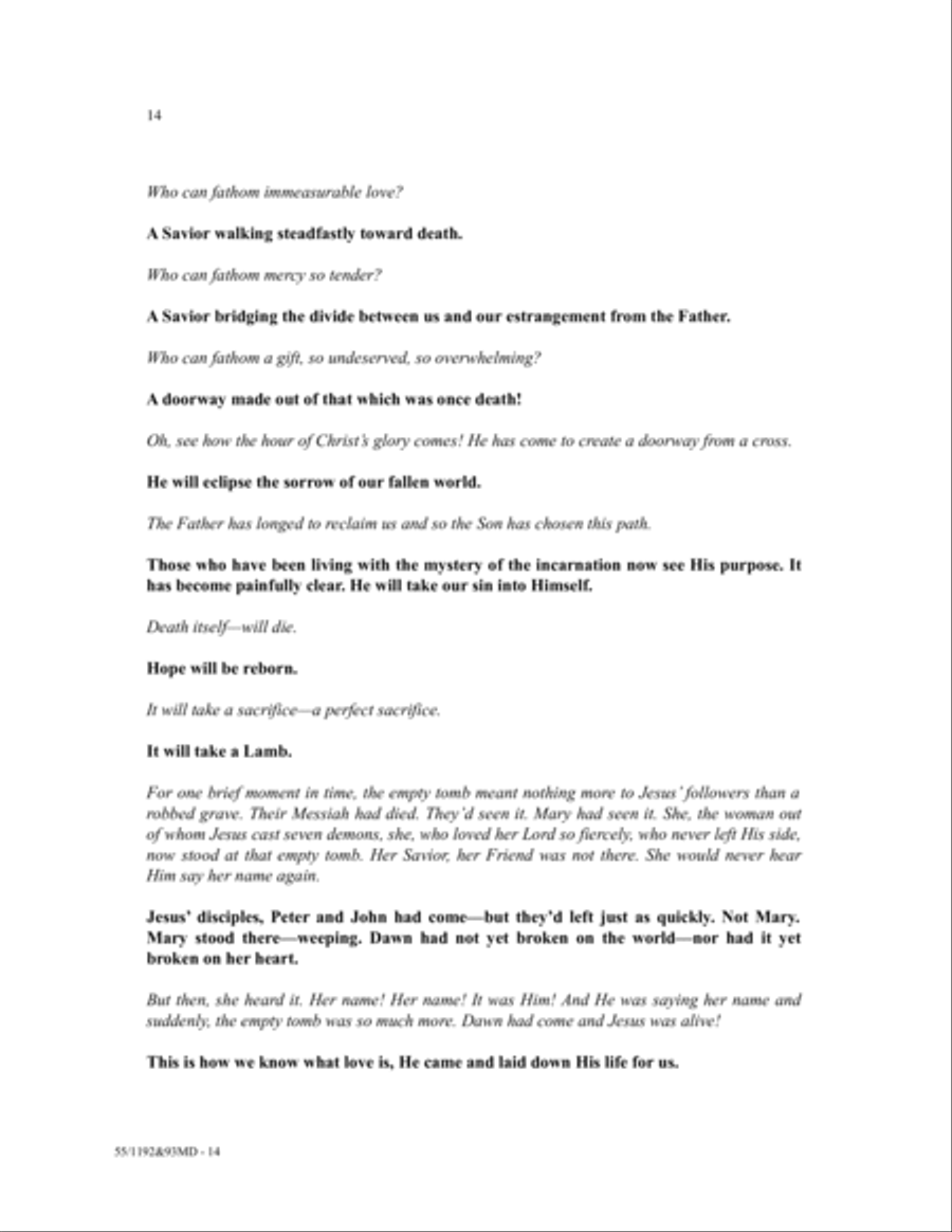 The Lamb The Lamb 4-Part scores gallery preview page 9