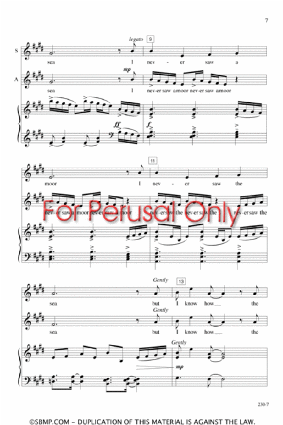 Two Poems of Emily Dickinson - SA Octavo SA scores gallery preview page 6