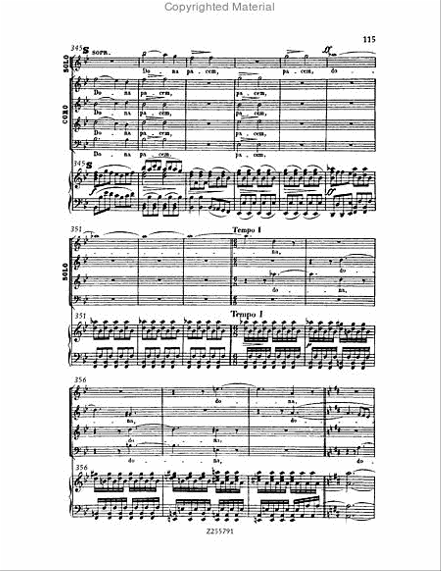 Missa Solemnis, Op.123 Choir scores gallery preview page 115