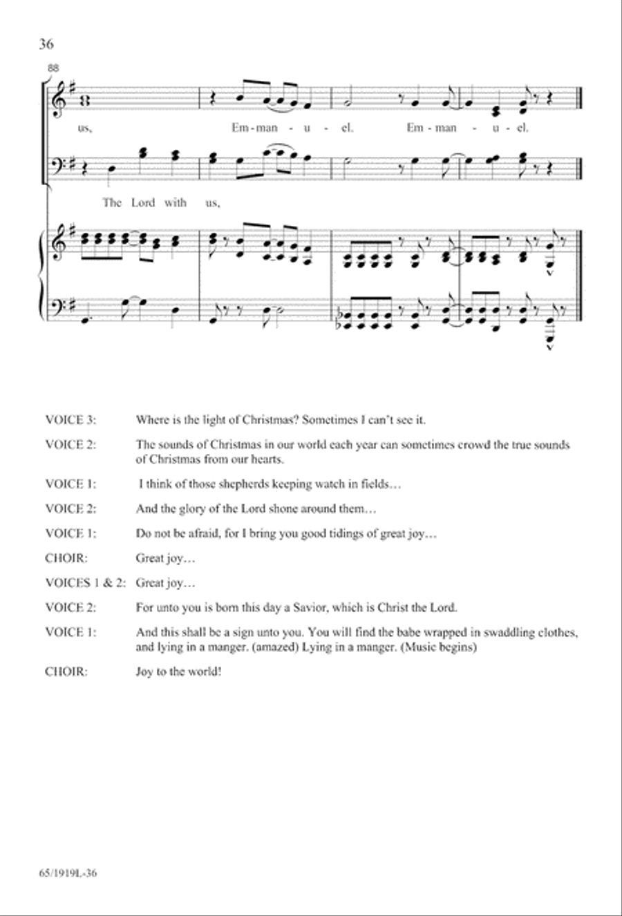 The Perfect Christmas 4-Part scores gallery preview page 38