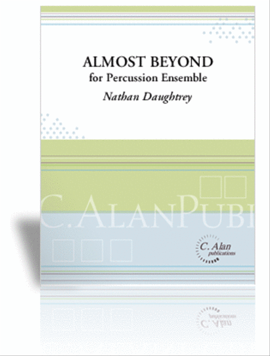 Almost Beyond (percussion ensemble) Percussion Ensemble scores gallery preview page 1