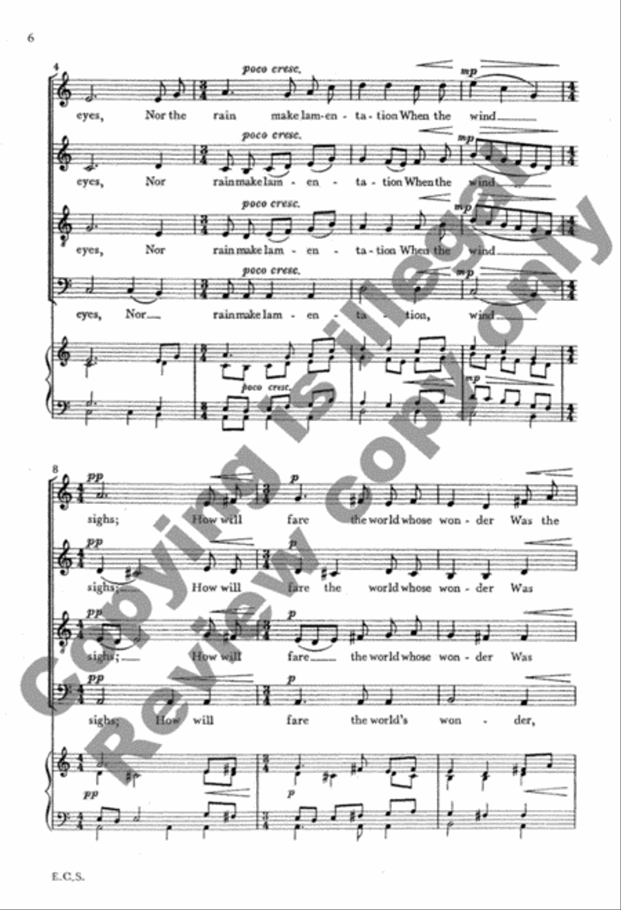 Fare Well 4-Part scores gallery preview page 17