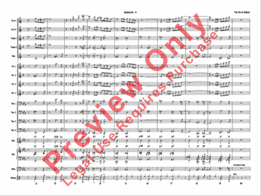The Joy of Cookin' The Joy of Cookin' Jazz Ensemble scores gallery preview page 9