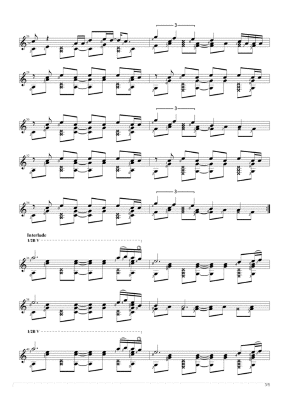 Solo (feat. Demi Lovato) Guitar Solo scores gallery preview page 3