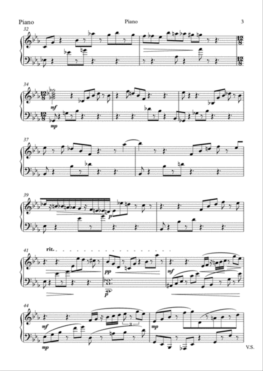 Maccus Rabidus Piano Solo scores gallery preview page 3