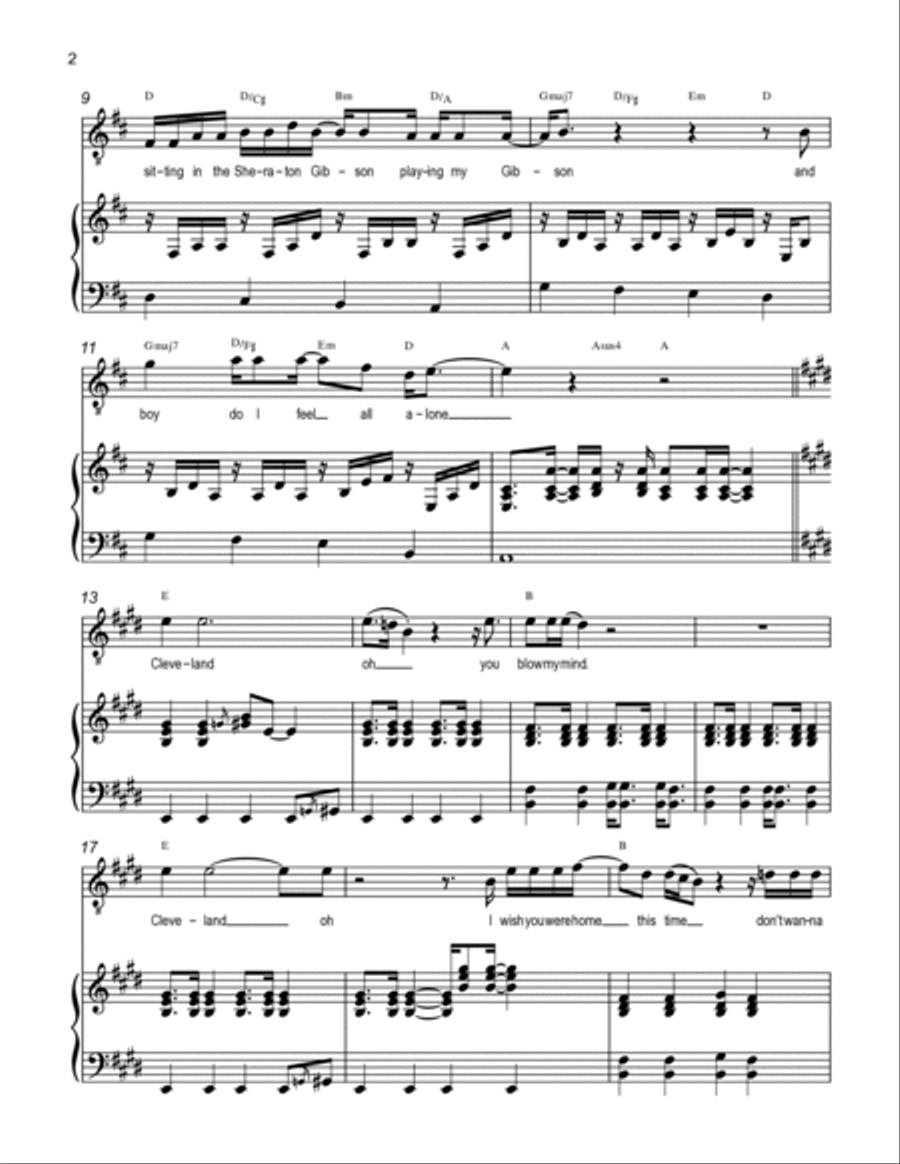 Sheraton Gibson Voice scores gallery preview page 2