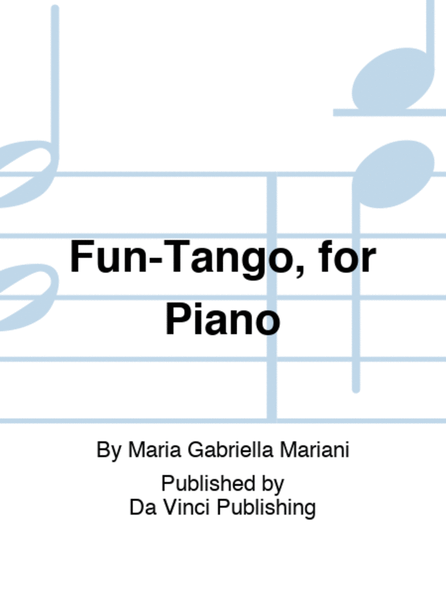 Fun-Tango, for Piano Piano Solo scores gallery preview page 1