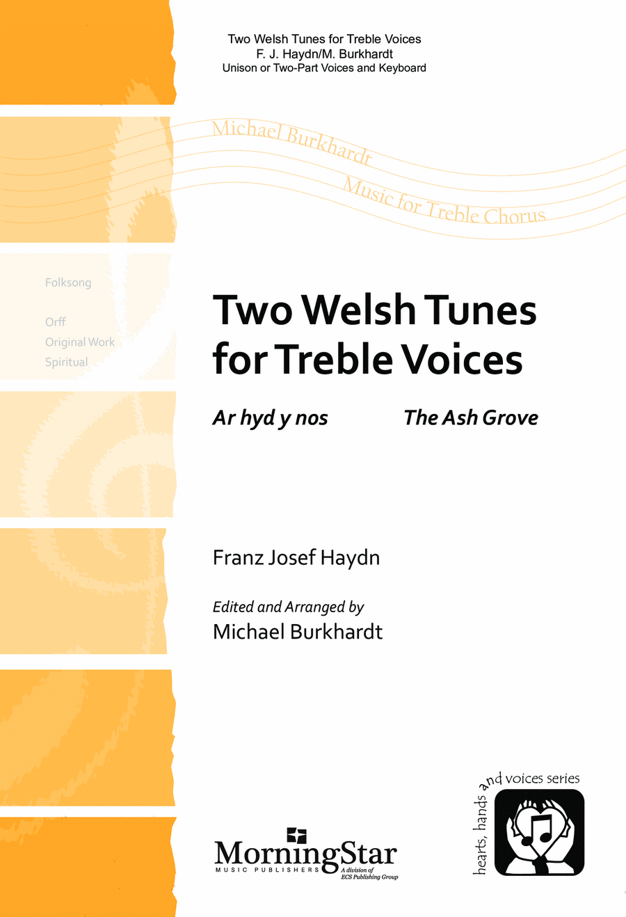 Two Welsh Tunes for Treble Voices Unison Choir scores gallery preview page 1