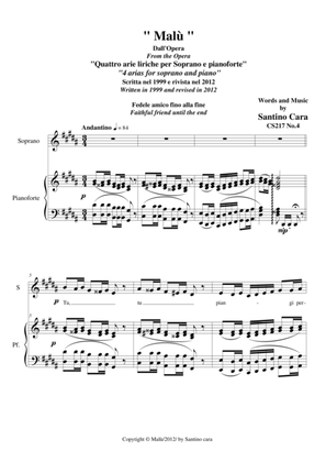 Malù - Soprano and piano