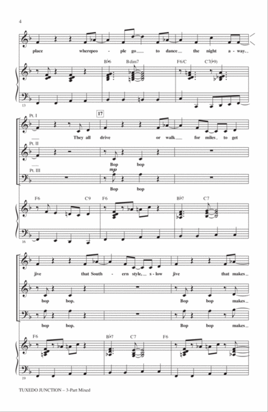 Tuxedo Junction 3-Part scores gallery preview page 2