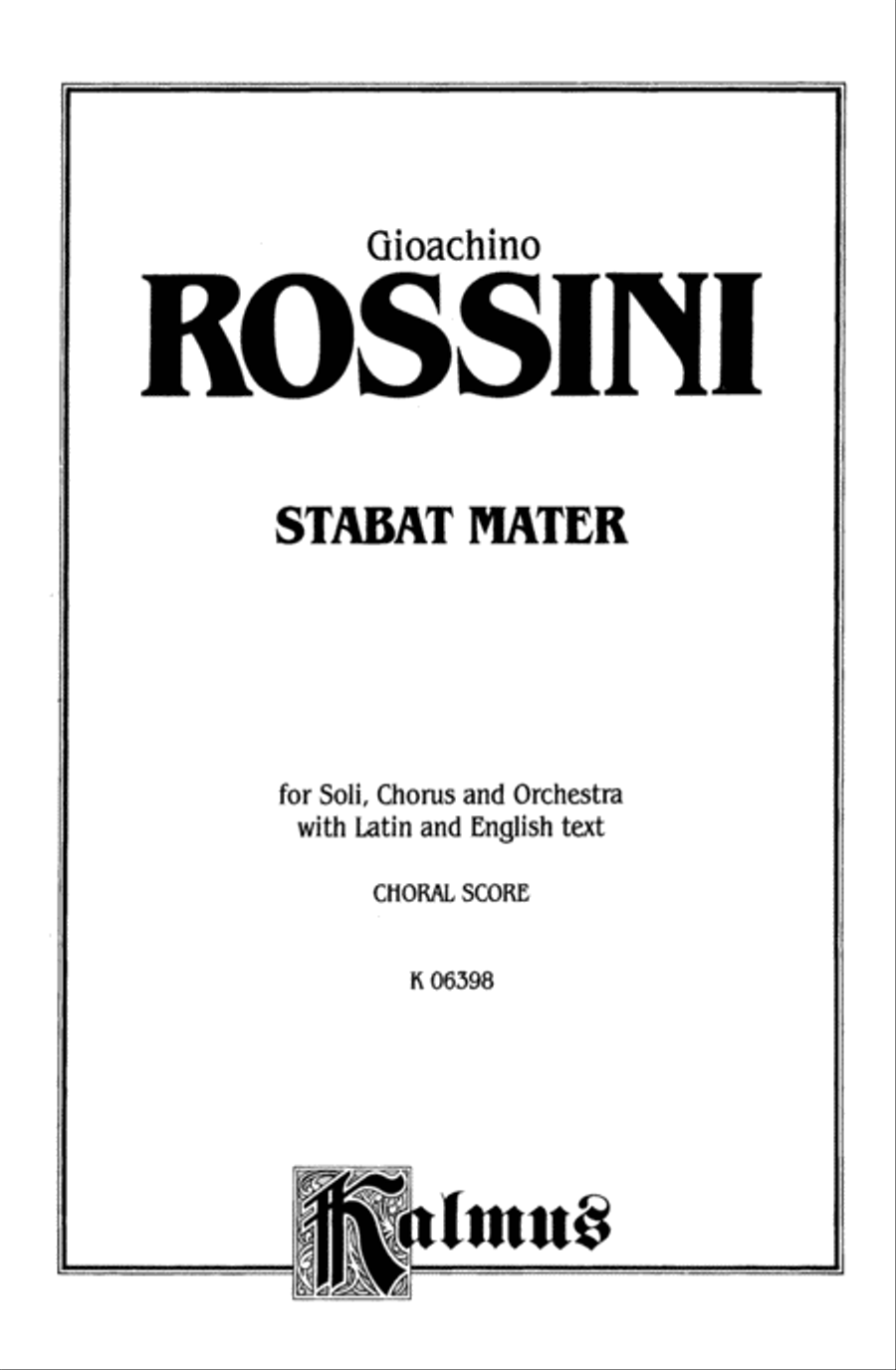 Stabat Mater 4-Part scores gallery preview page 2