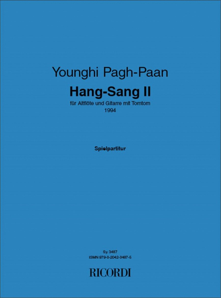Hang-Sang II Hang-Sang II Flute scores gallery preview page 1