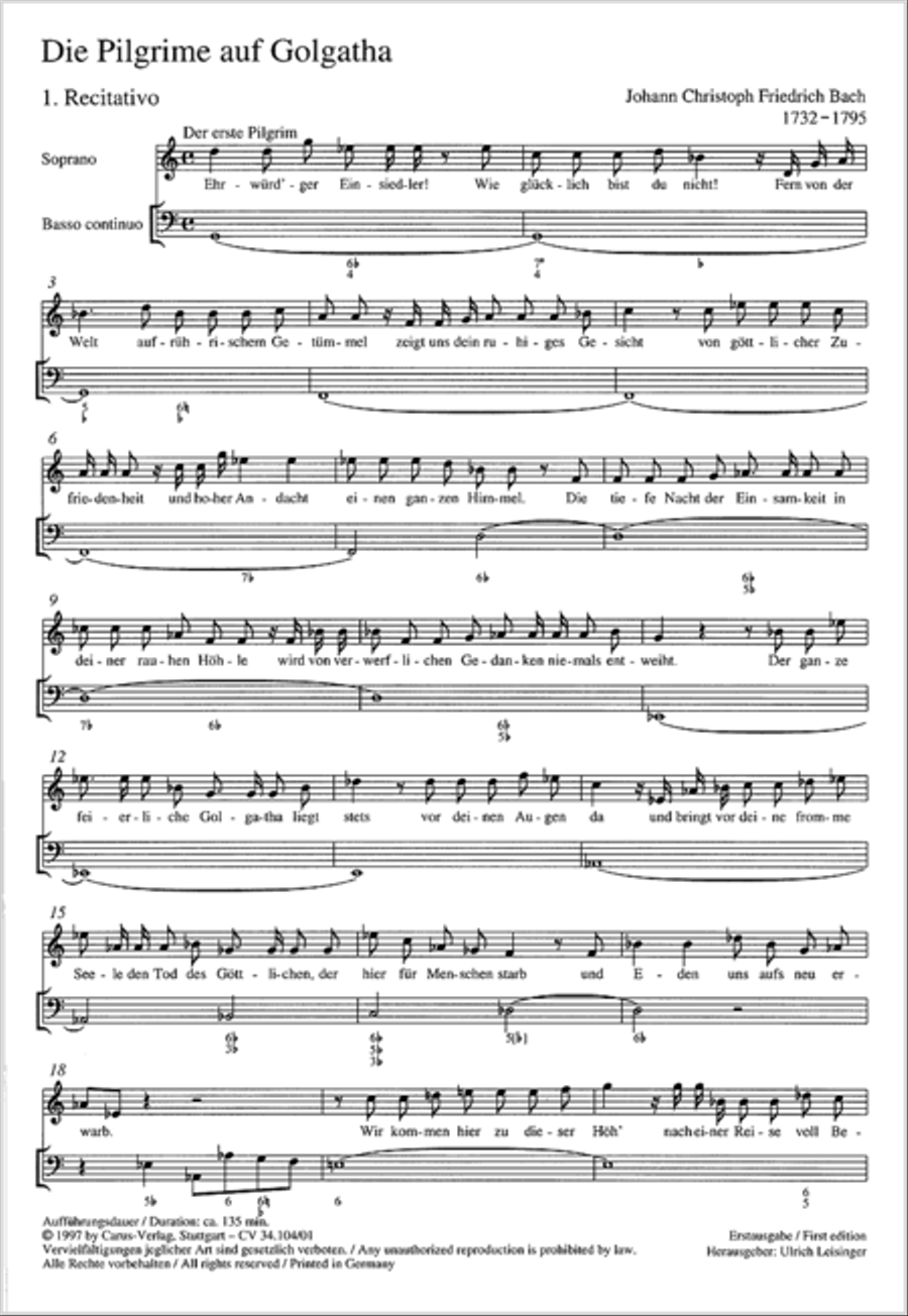 Die Pilgrime auf Golgatha 4-Part scores gallery preview page 2