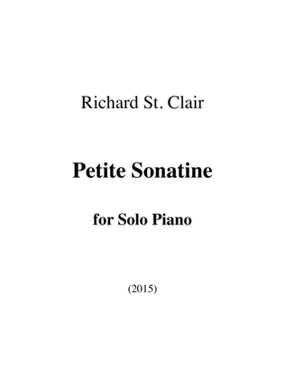 Petite Sonatine for Solo Piano (2015)