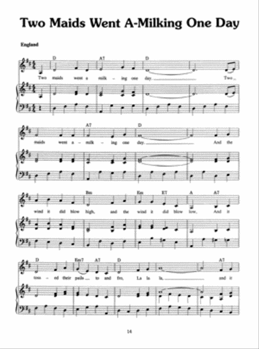 Songs of the British Isles Piano, Vocal scores gallery preview page 3