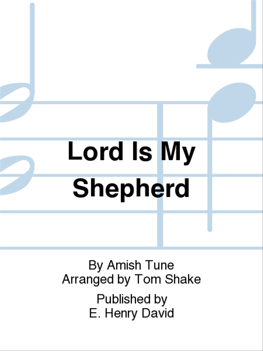 Lord Is My Shepherd 4-Part scores gallery preview page 1