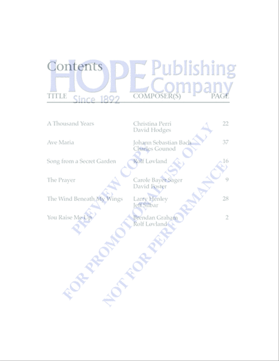 Inspirations: for Solo Piano - Score Piano Solo scores gallery preview page 5