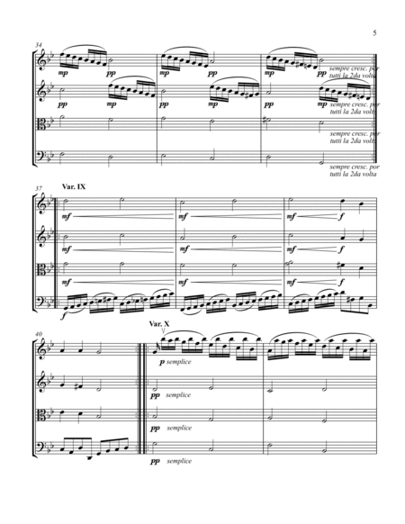 Passacaglia in G minor (Arr. for String Quartet) image number null