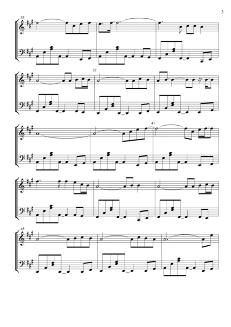 Stand By Me Piano Solo scores gallery preview page 3
