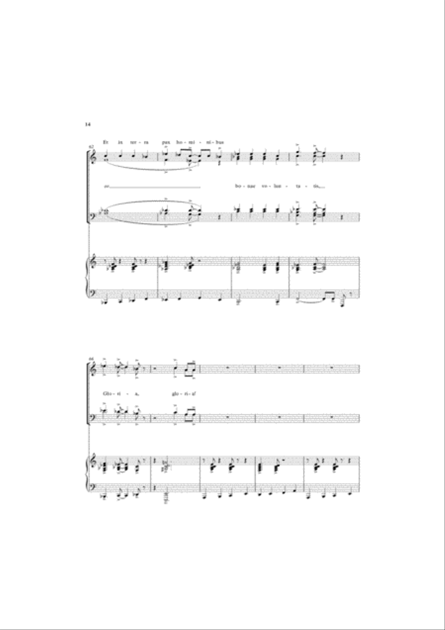 A Little Jazz Mass 4-Part scores gallery preview page 6