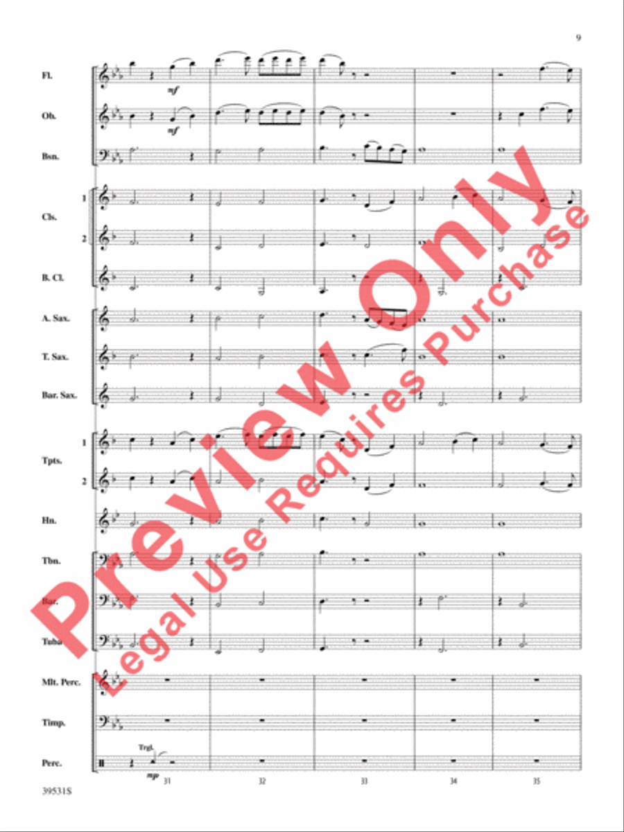 Pure Imagination (from Willy Wonka and the Chocolate Factory) Concert Band scores gallery preview page 10