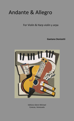Andante & Allegro for Violin & Harp or Piano