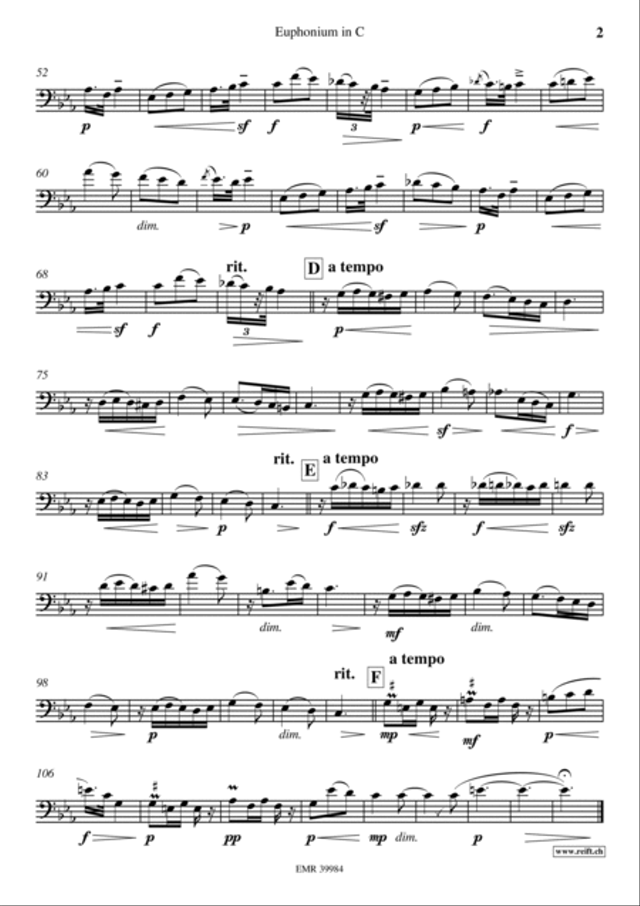Slawischer Tanz Slawischer Tanz Euphonium scores gallery preview page 5