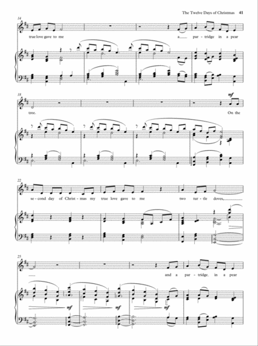 Carol Songbook: Low voice Low Voice scores gallery preview page 3