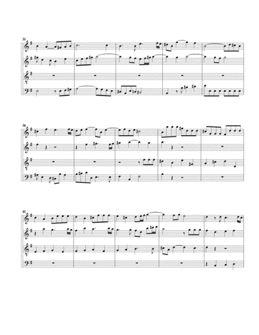 Fugue no.2, HWV 606 (arrangement for 4 recorders)