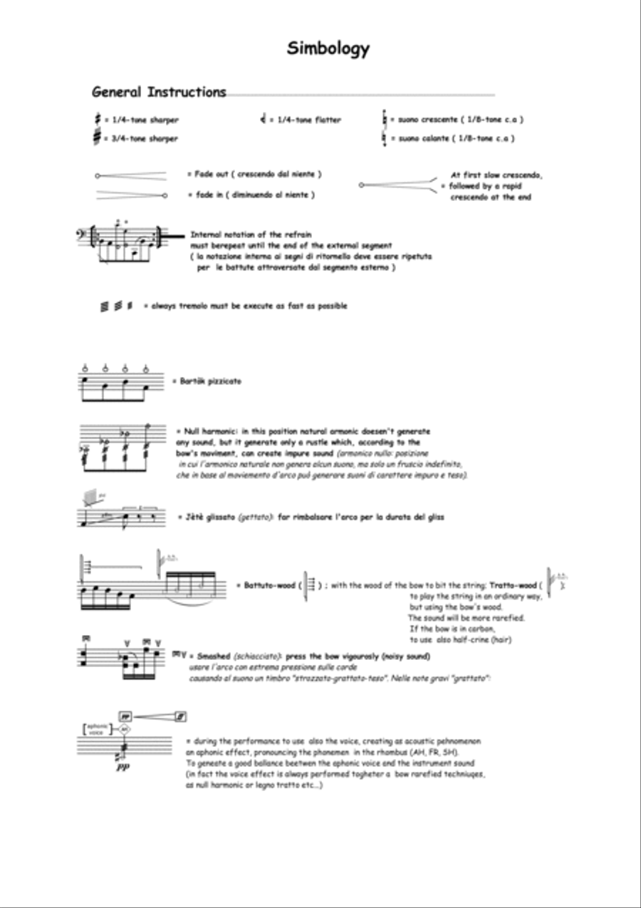 ANDREA PORTERA: Lo’nferno - Score Only String Quartet scores gallery preview page 3