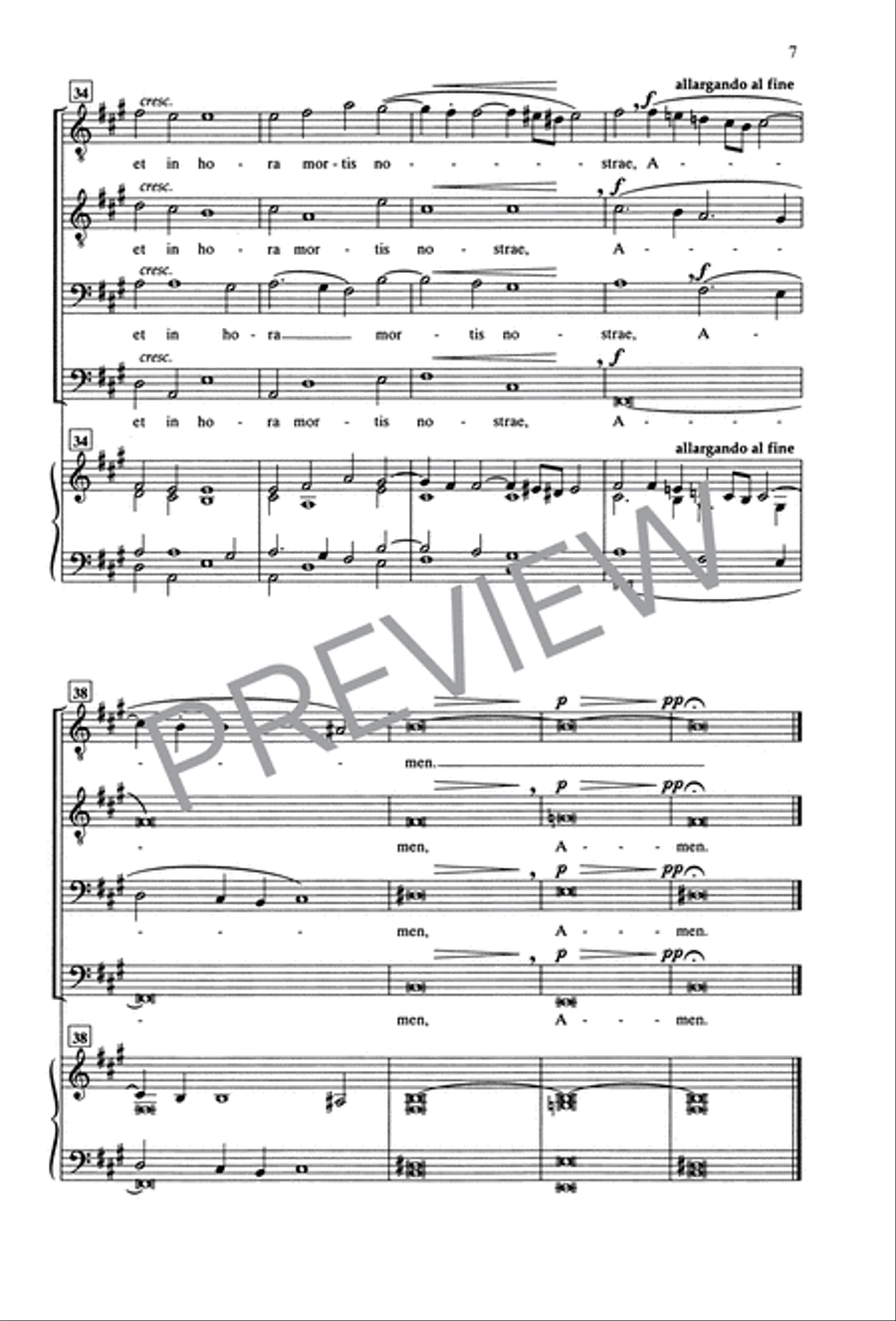 Ave Maria - TTBB TTBB scores gallery preview page 7