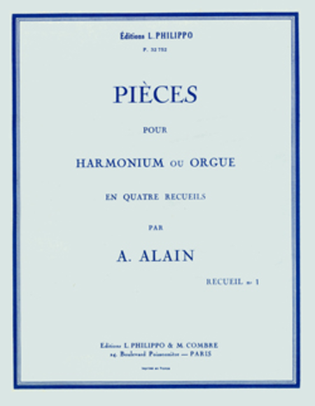 Pieces - 1er recueil (20 petites pieces)