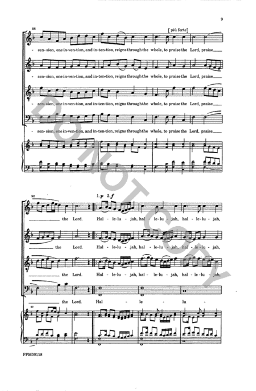 An Anthem for Thanksgiving 4-Part scores gallery preview page 10