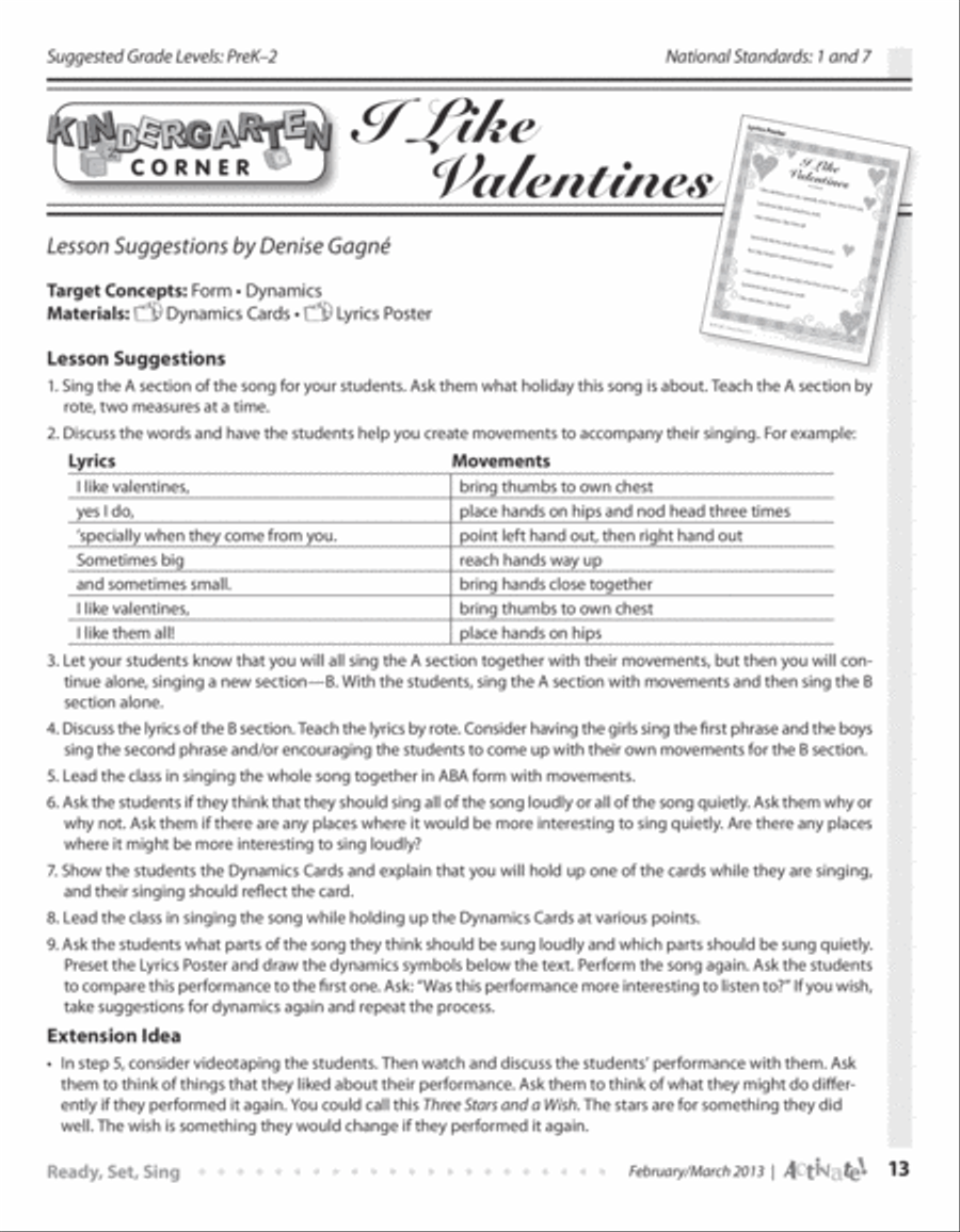 Activate! Feb/Mar 13 Activate! Feb/Mar 13 Unison Choir scores gallery preview page 2