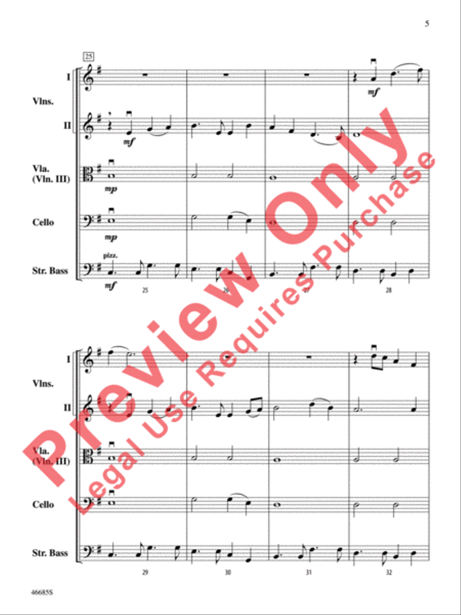 L'improviste Vignette String Orchestra scores gallery preview page 6