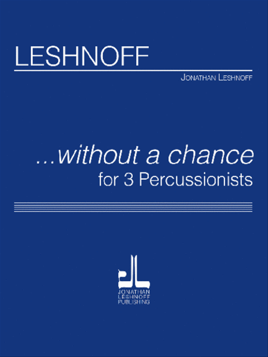 ... Without A Chance Chamber Music scores gallery preview page 1