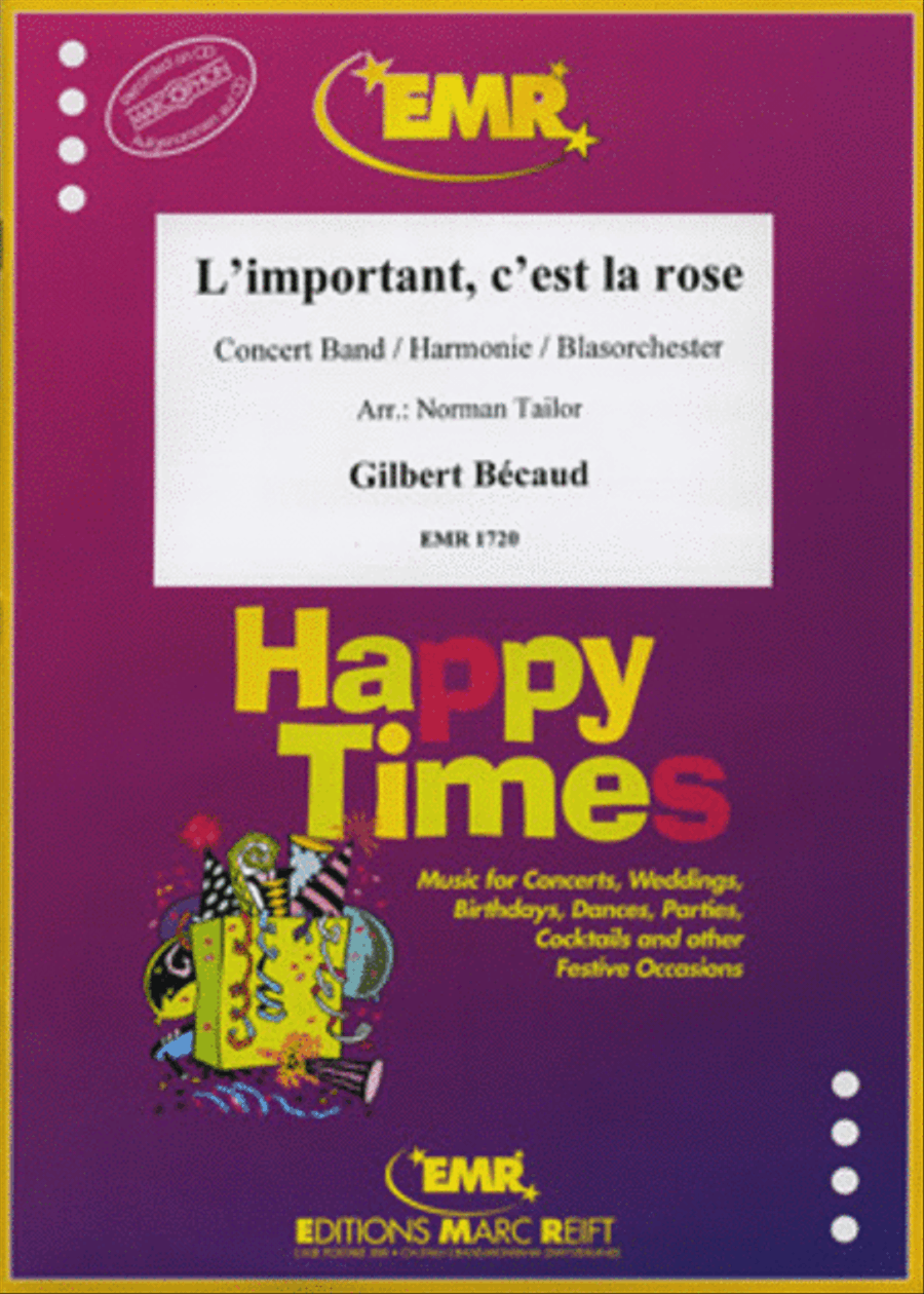 L'important, c'est la Rose Concert Band scores gallery preview page 1