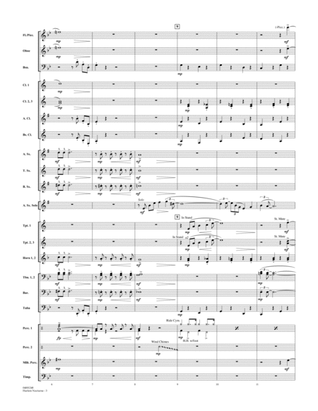 Harlem Nocturne (Alto Sax Solo with Band) - Conductor Score (Full Score)