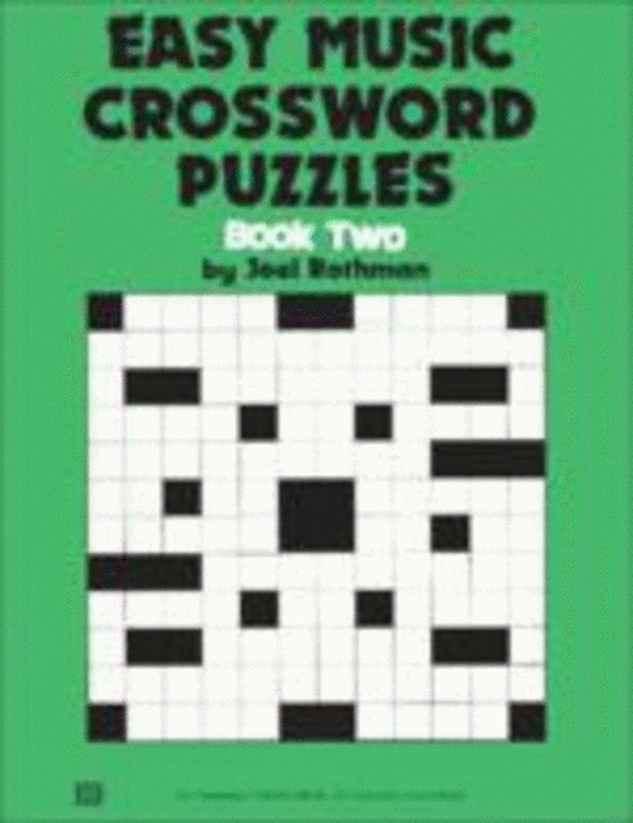 Easy Music Crossword Puzzles Book 2